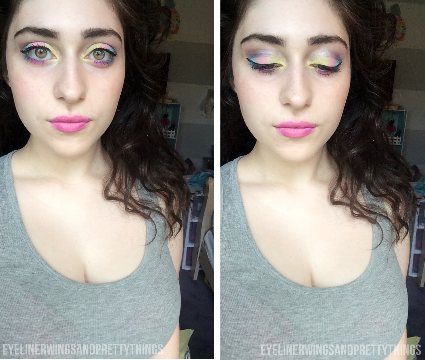 MOTD: Cotton Candy Makeup for Father's Day // via eyelinerwingsandprettythings