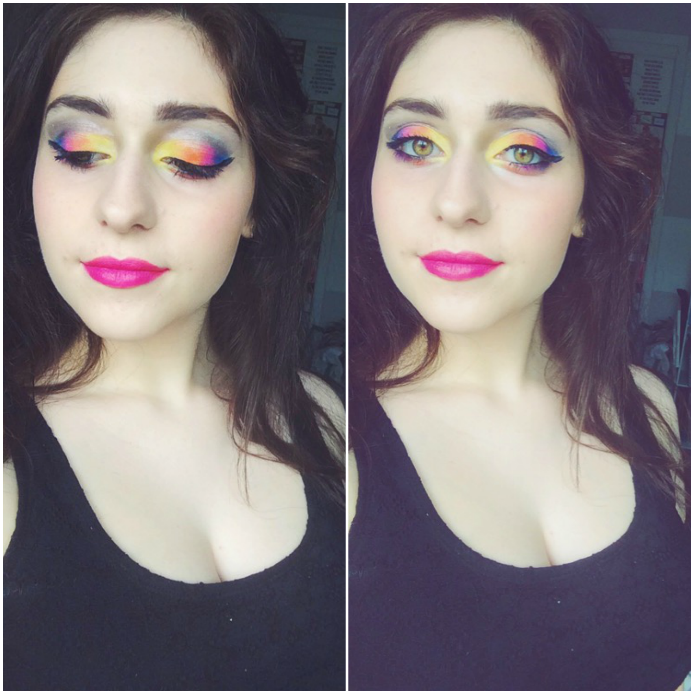 Marina & the diamonds froot makeup concert makeup