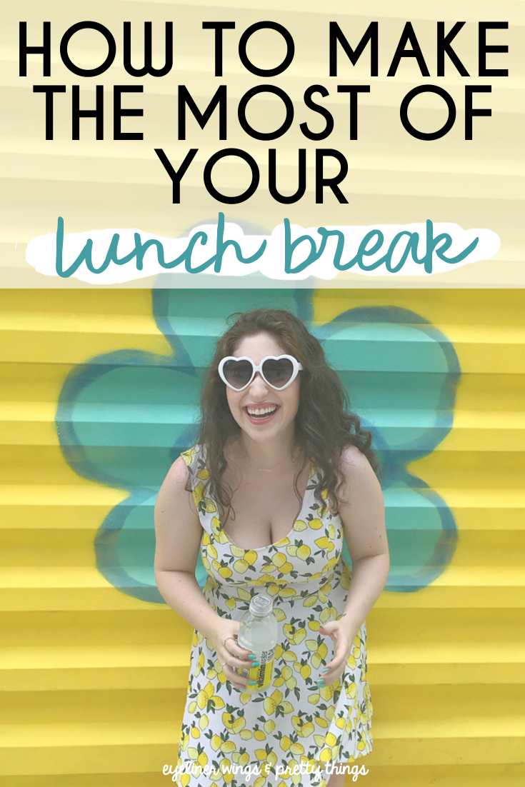 How to make the most of your lunch break / ew & pt #ad #Myvitaminwater #vwlabelcontest