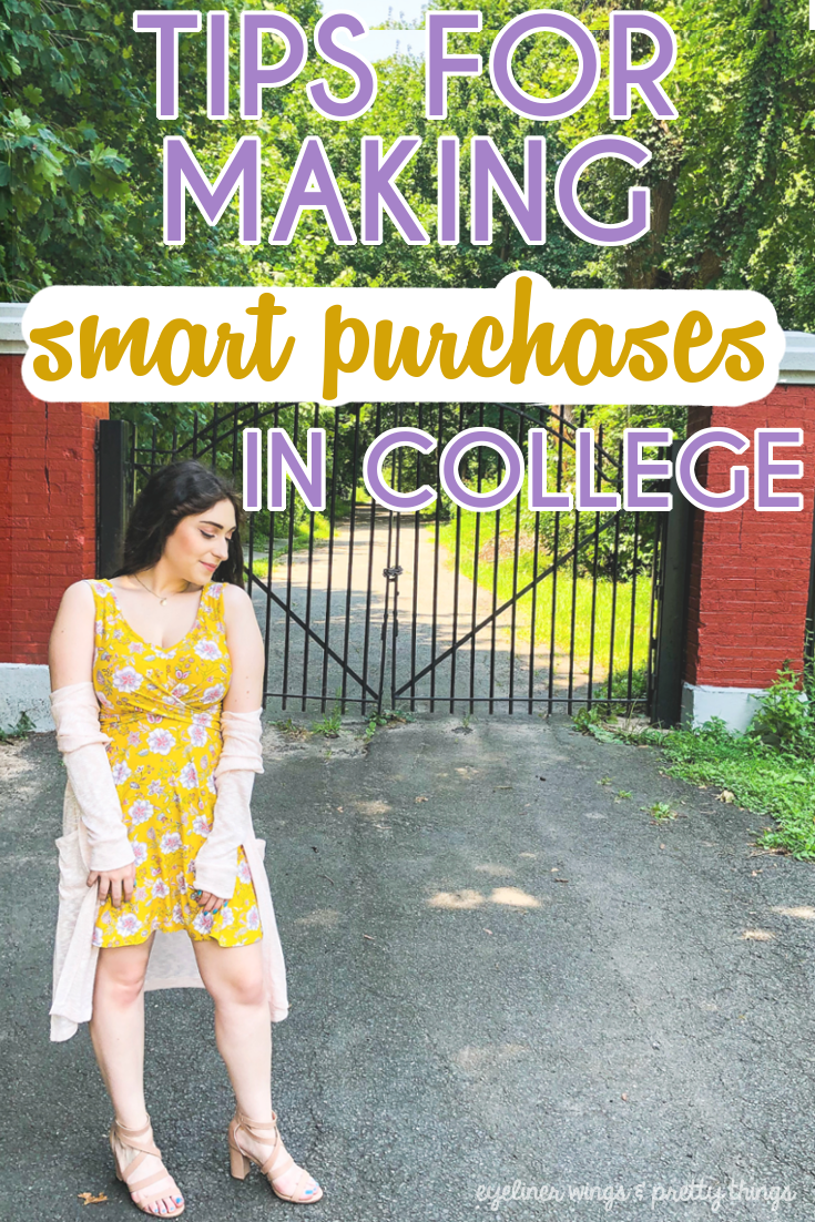 Guide to making smart purchases in college - being money smart in college / ew & pt