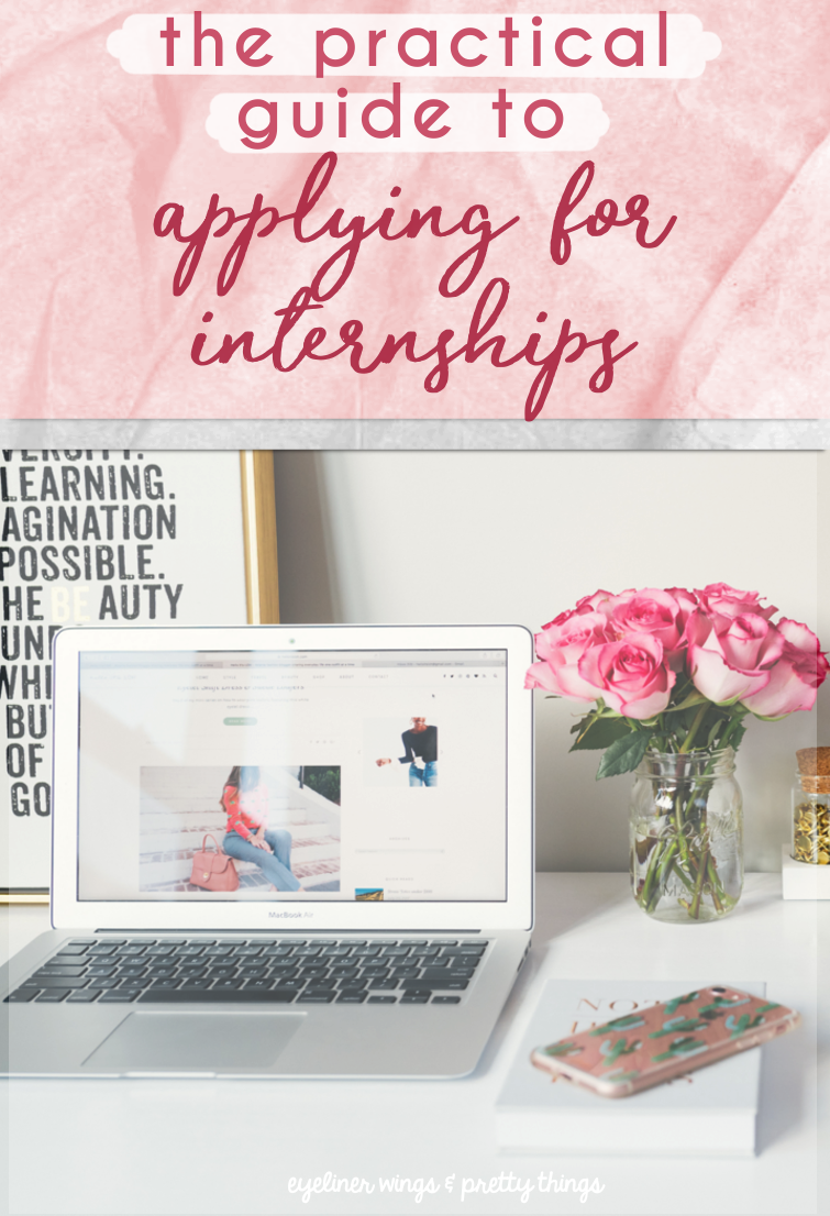 practical guide to applying to internships // ew & pt how to apply to internships